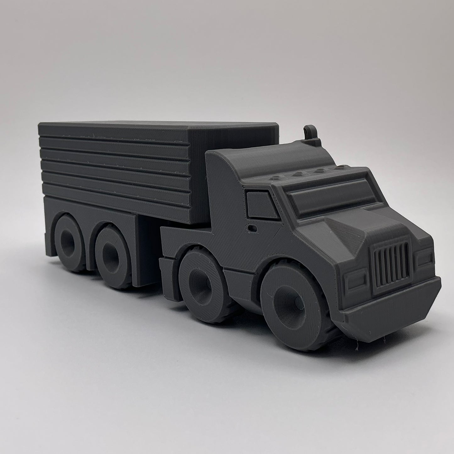 American Semi Truck Transport Vehicle