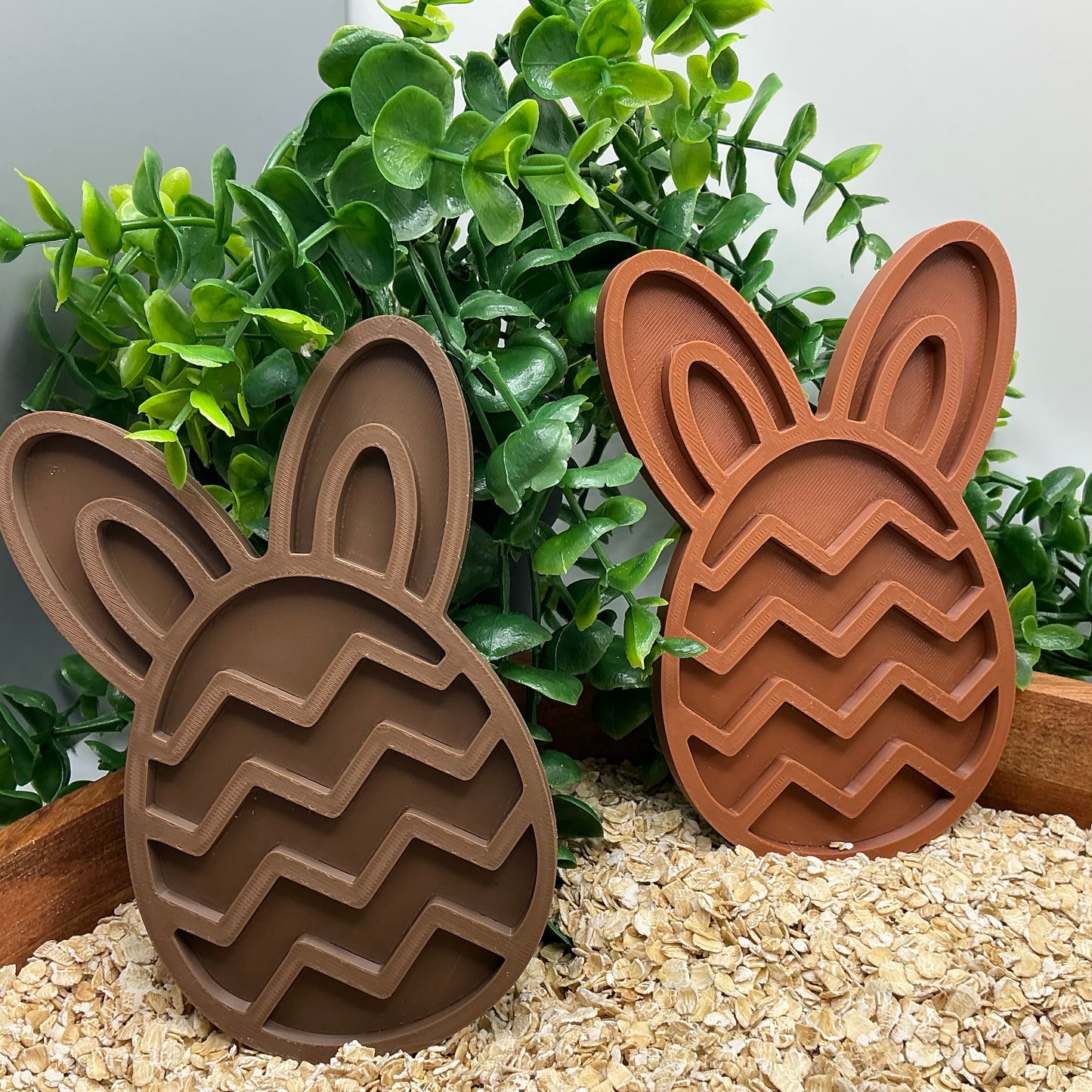 3-Piece Easter Bunny Sensory Tray Eco-Friendly Filling Tray's Spring Montessori  - View 6