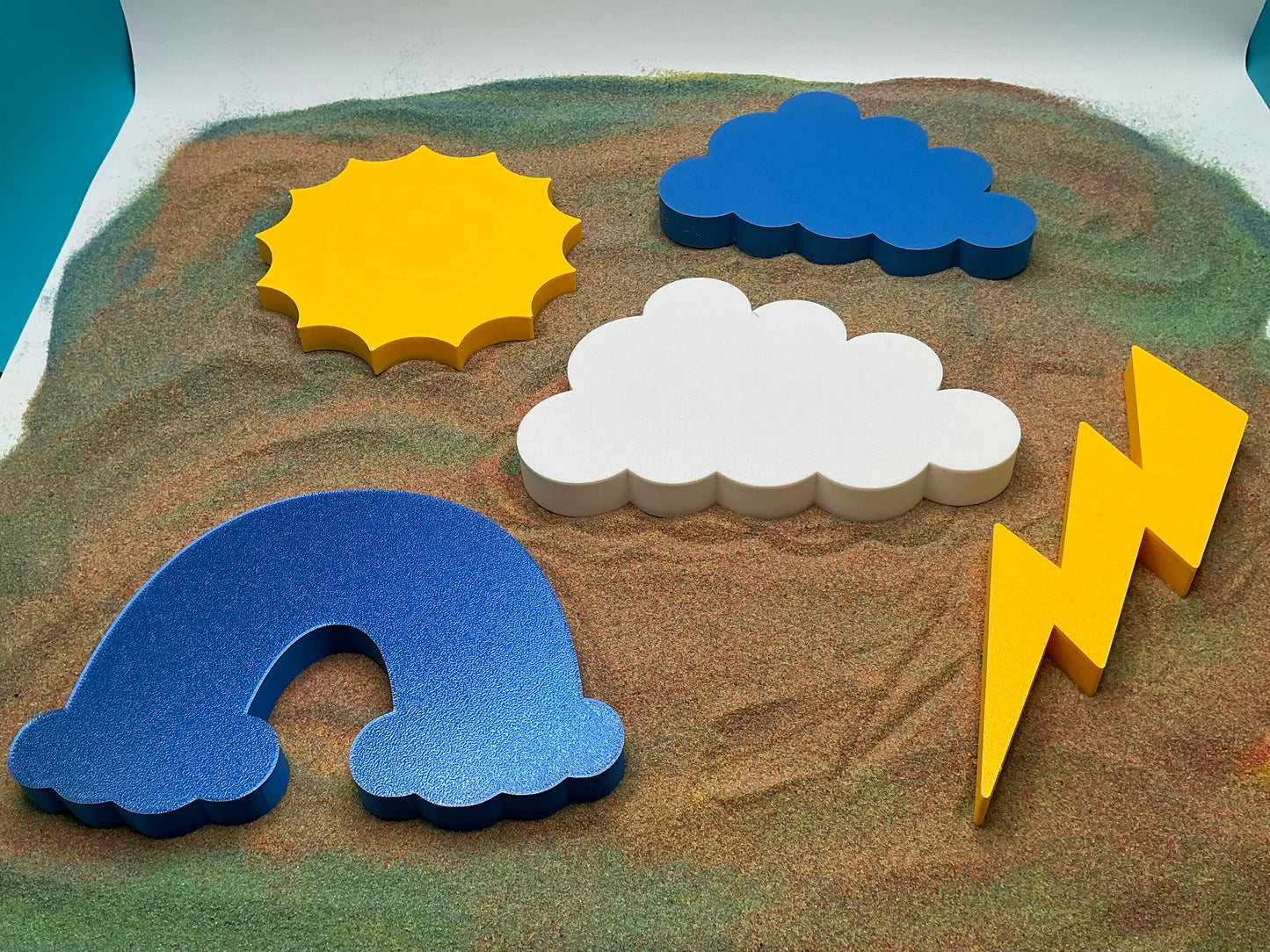 Weather Sand Sensory Filling Trays