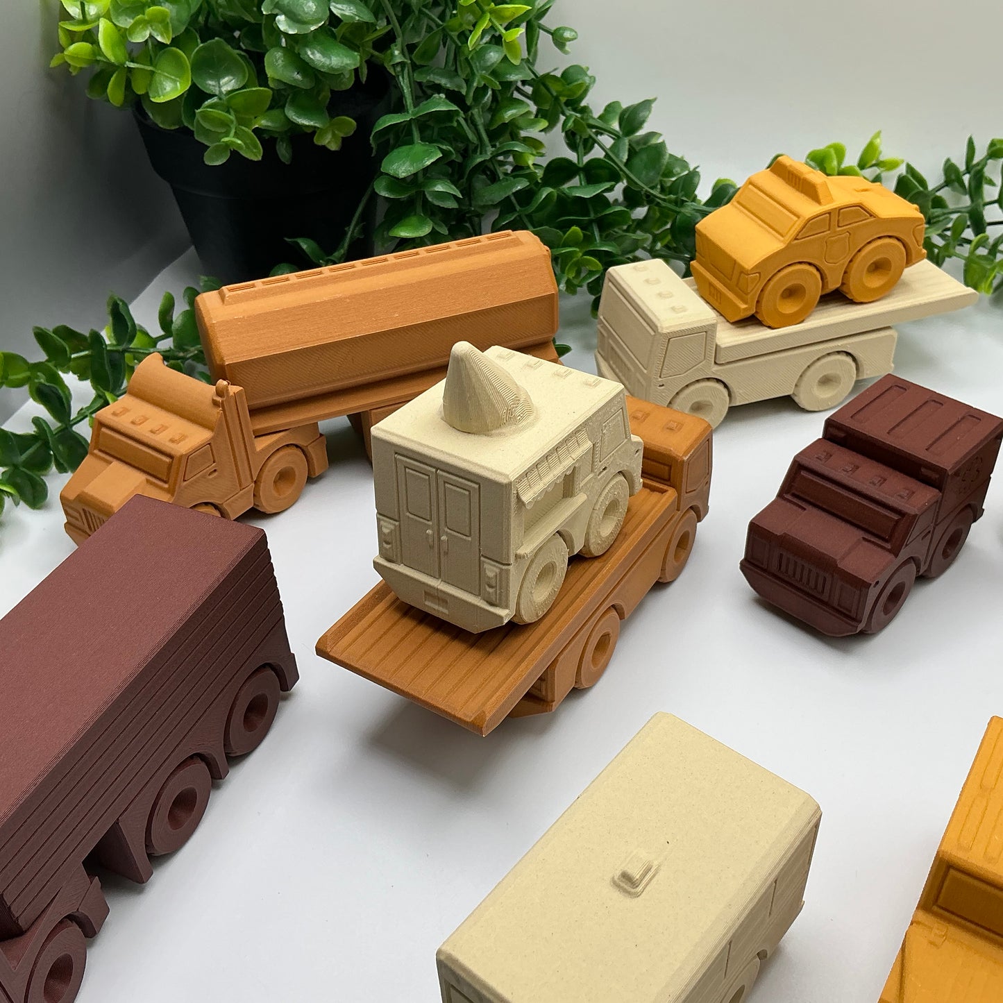 3D Printed Transport Vehicles in Wood PLA - View 65