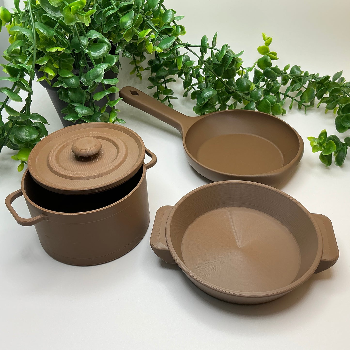 Children's Mud Kitchen Pot Pan Set 3-Piece Indoor & Outdoor Eco-Friendly toy Coo - View 14