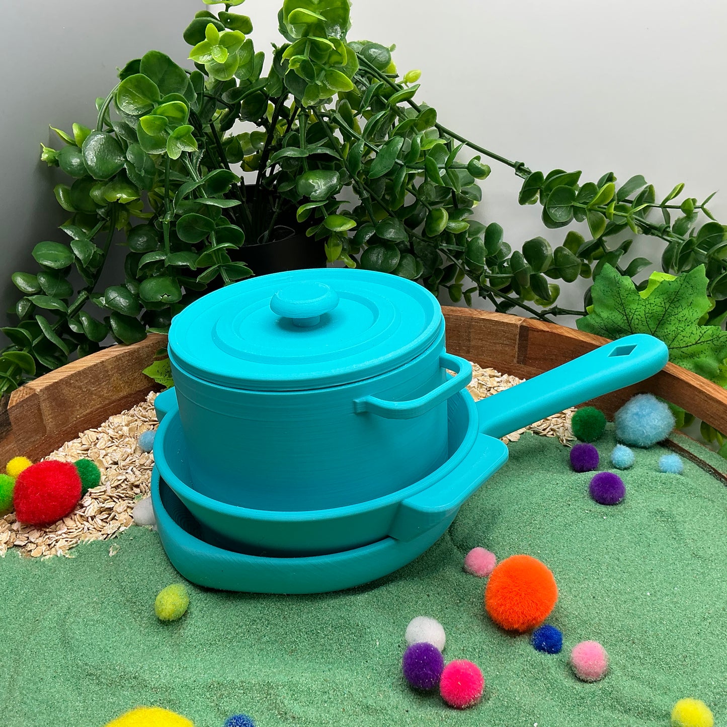 Kitchen Pot & Pan Set (3 Piece) - different angle