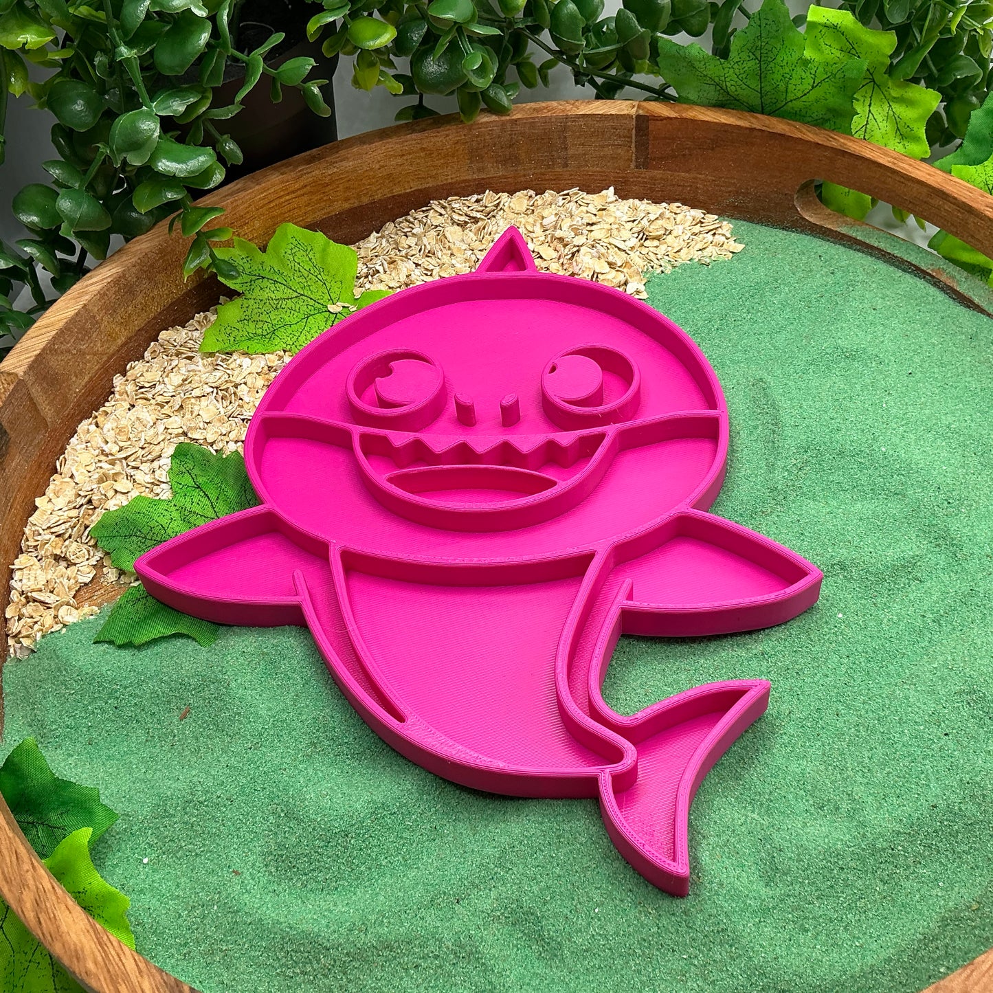 Large Shark Sensory Filling Tray Baby Family Shark Family Colour's 3D Printed Mo - View 5