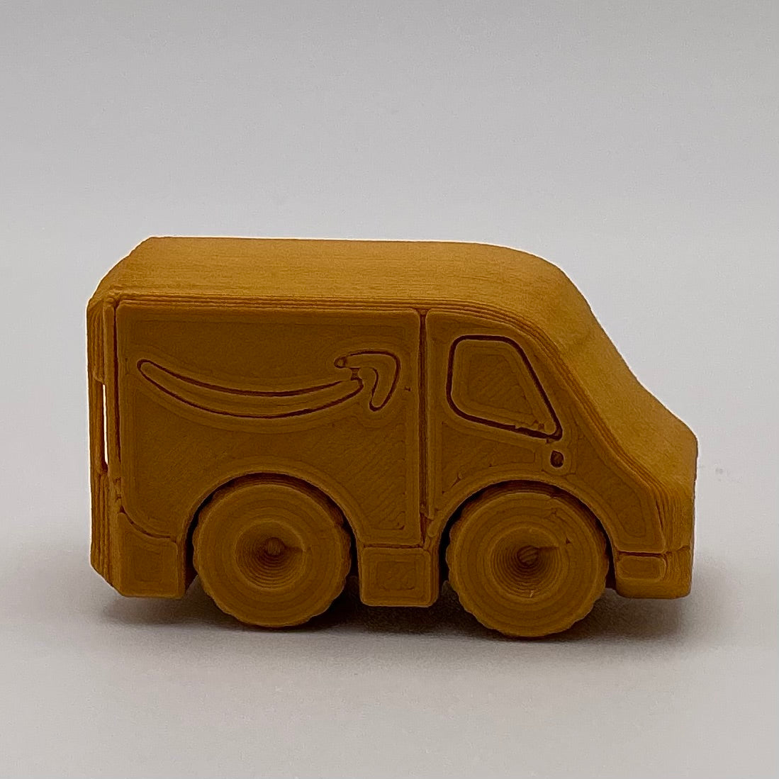 Amazon Delivery Van Truck Mini Transport Vehicle Wood PLA