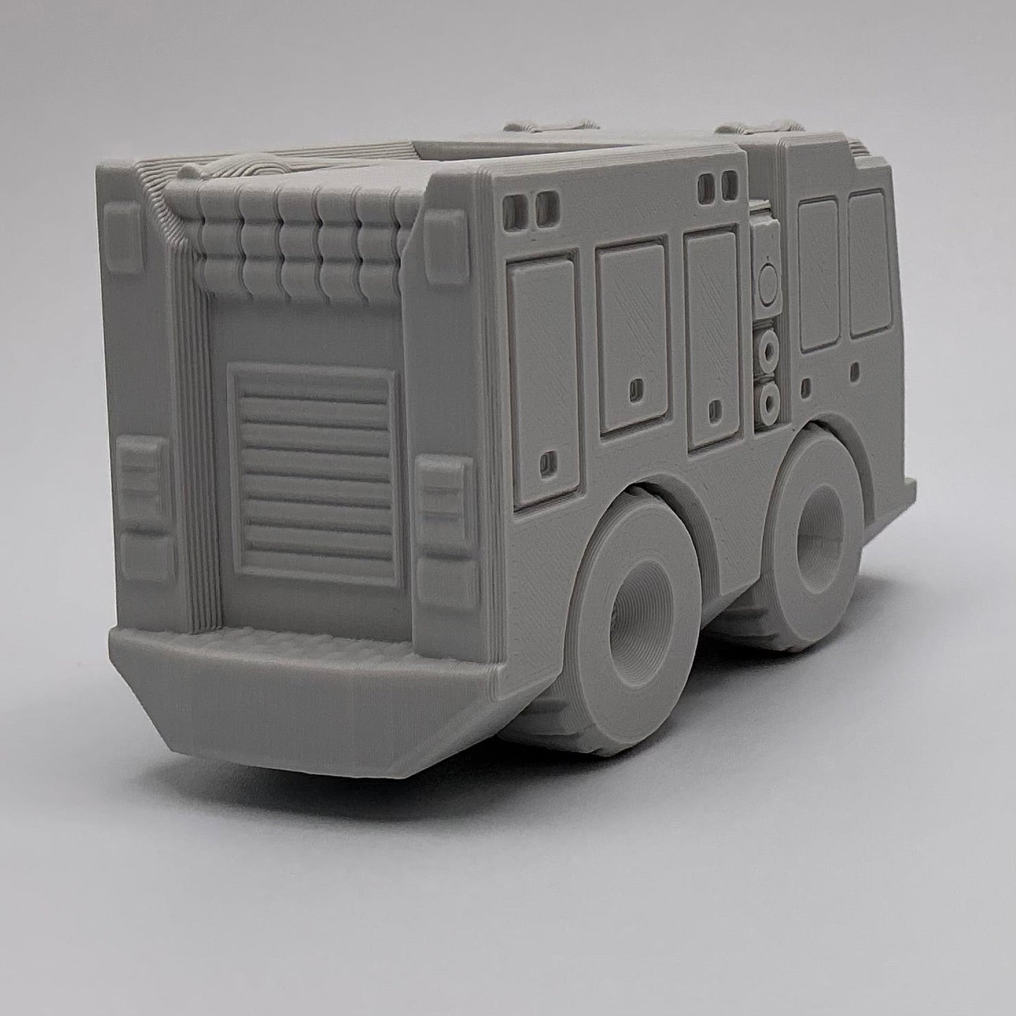 3D Printed Fire Engine Toy Fire Truck Transport Vehicle Emergency Rescue Toy Eco Friendly Durable Firefighter Truck