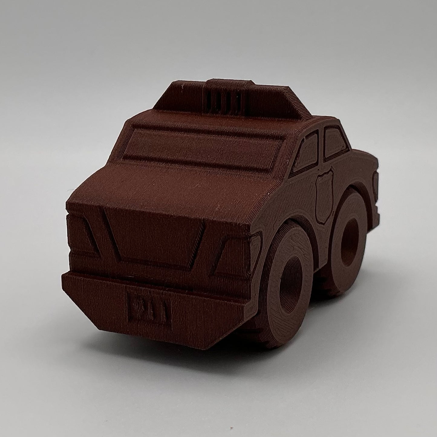 Police Car Transport Vehicle Wood PLA