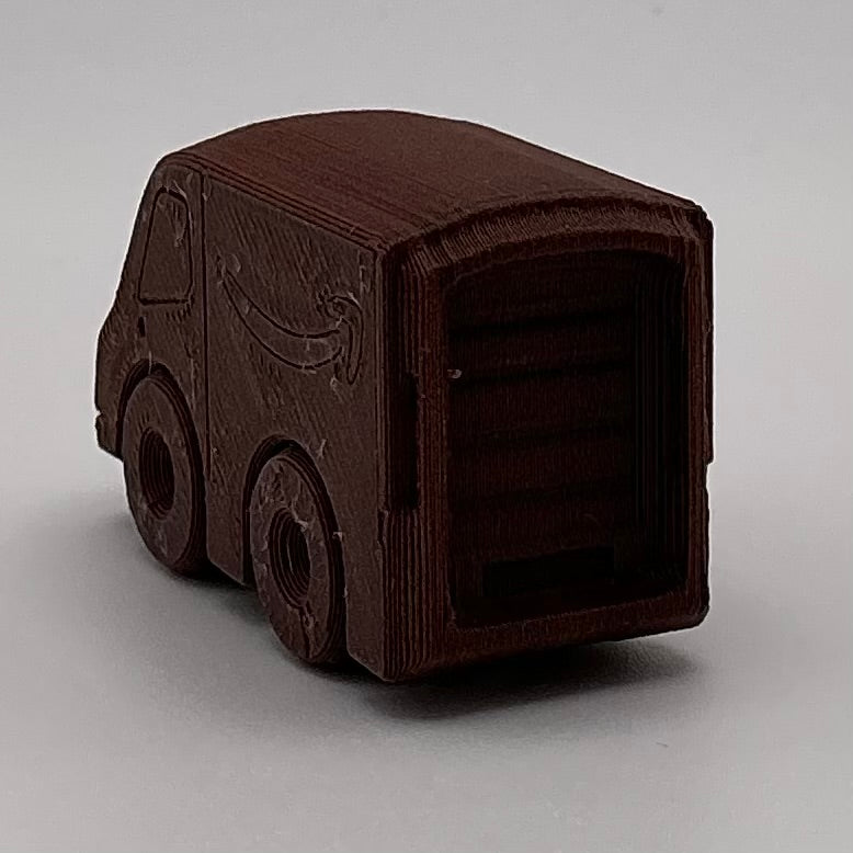 Amazon Delivery Van Truck Mini Transport Vehicle Wood PLA