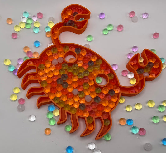 Large Sensory Filling Tray: Crab