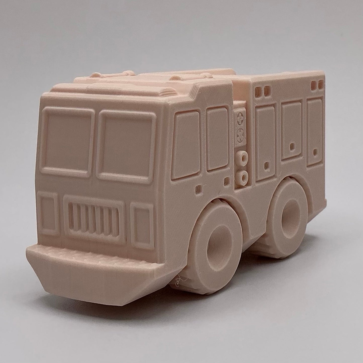 3D Printed Fire Engine Toy Fire Truck Transport Vehicle Emergency Rescue Toy Eco Friendly Durable Firefighter Truck