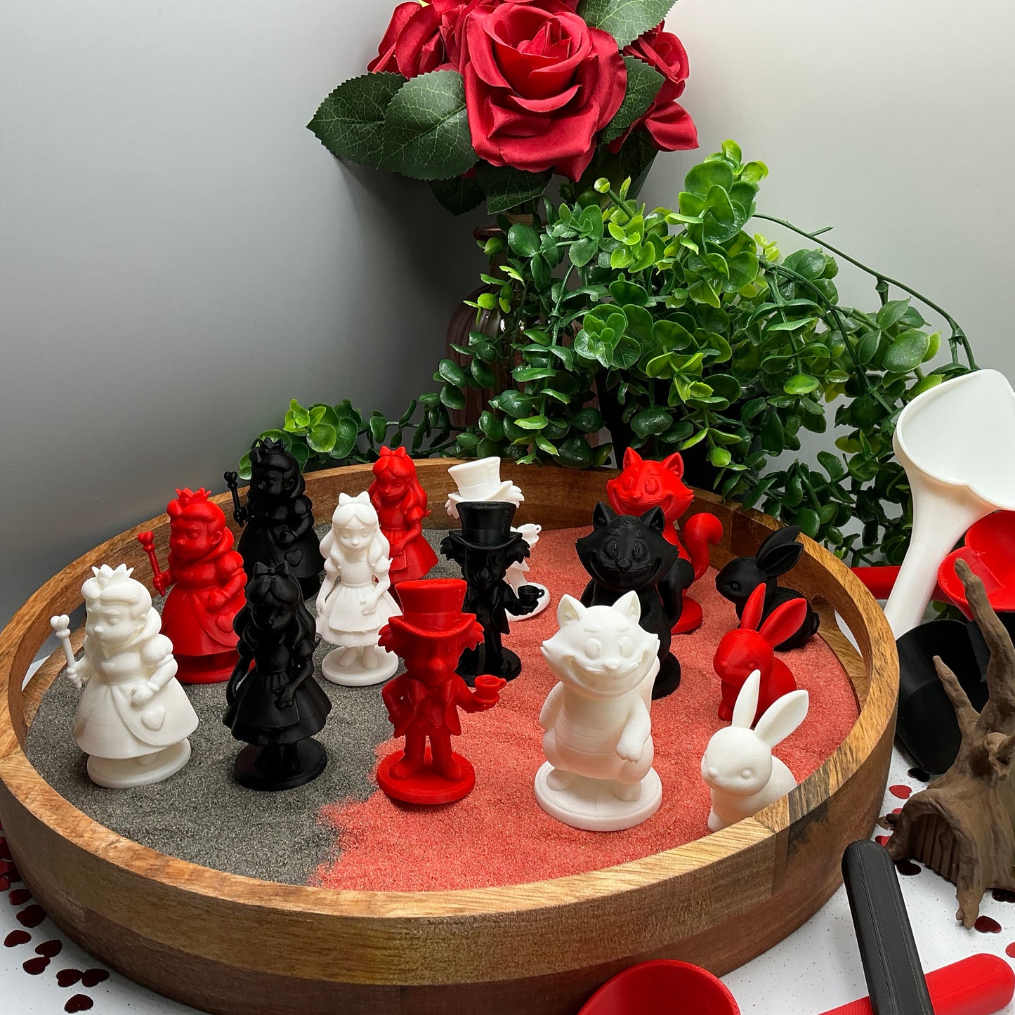 3D Printed Alice in Wonderland 5-Piece Figure Set - View 16