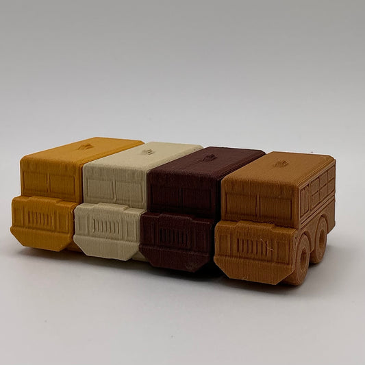 School Bus Mini Transport Vehicle Wood PLA