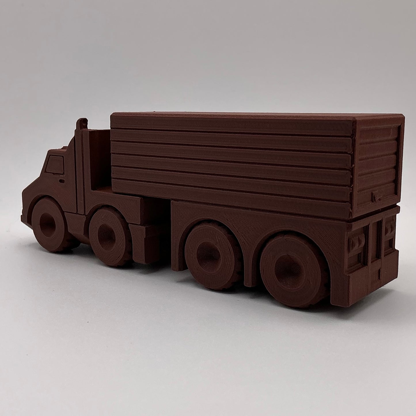 American Semi Truck Transport Vehicle - Wood PLA