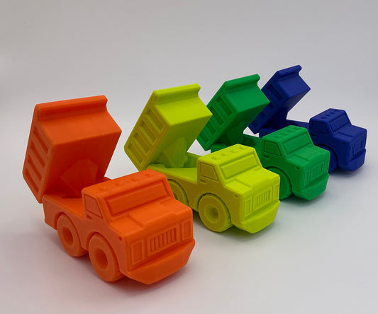 3D Printed Articulated Dump Truck Toy Construction Vehicle Durable Eco Friendly  - Alternative View