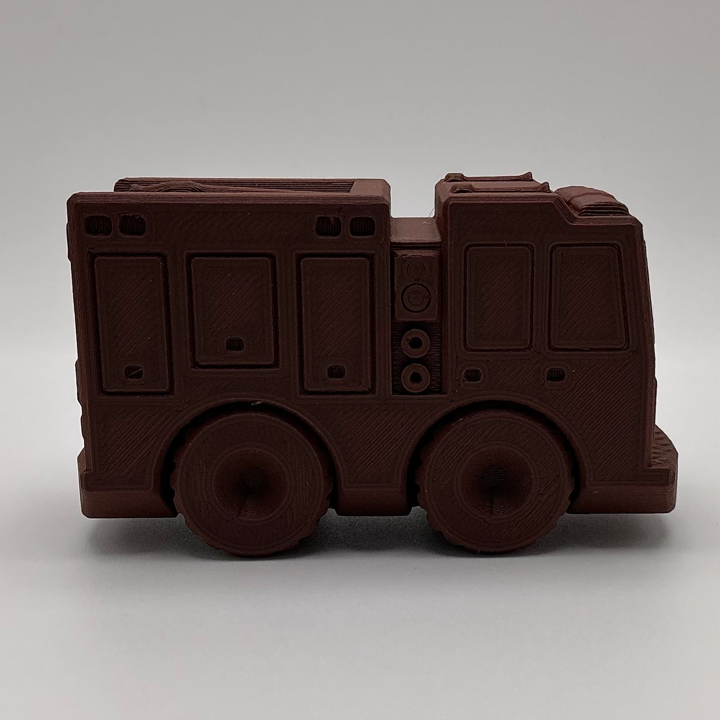 Fire Engine Truck Transport Vehicle Wood PLA