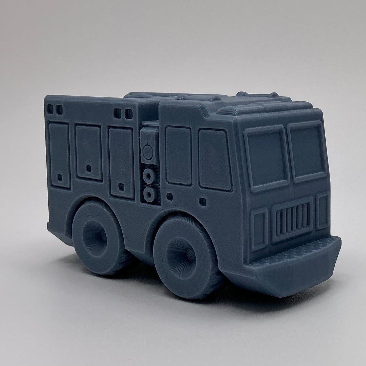 3D Printed Fire Engine Toy Fire Truck Transport Vehicle Emergency Rescue Toy Eco Friendly Durable Firefighter Truck