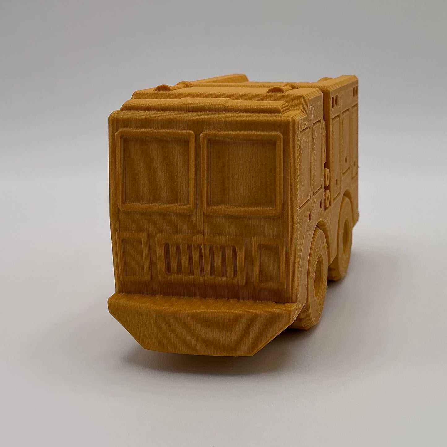 Fire Engine Truck Transport Vehicle Wood PLA