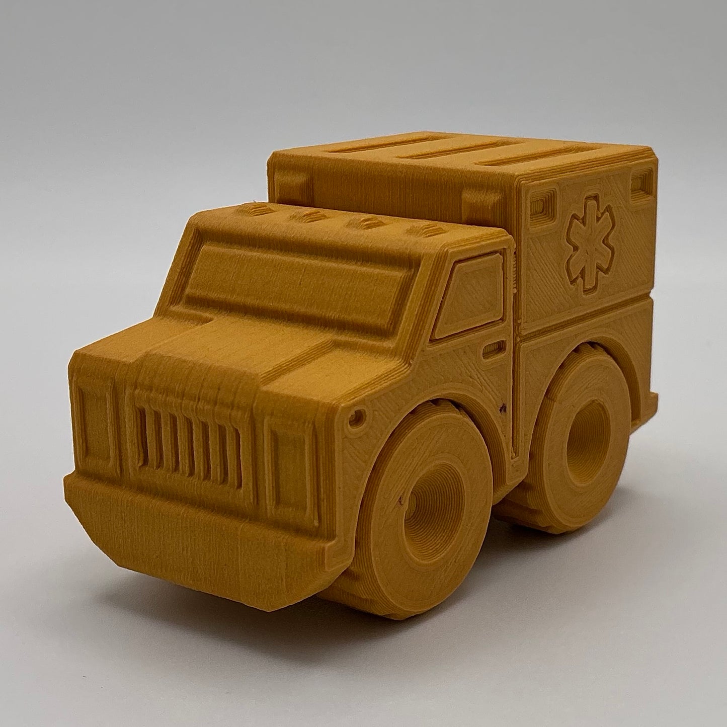 Ambulance Emergency Vehicle Wood PLA