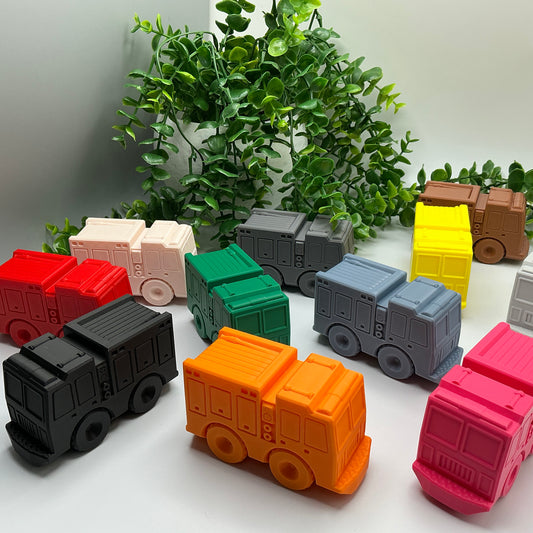 Fire Engine Truck Transport Vehicle Emergency Rescue Toy Durable Firefighter ... - 3D printed eco-friendly toy by Sarah's 3D Prints