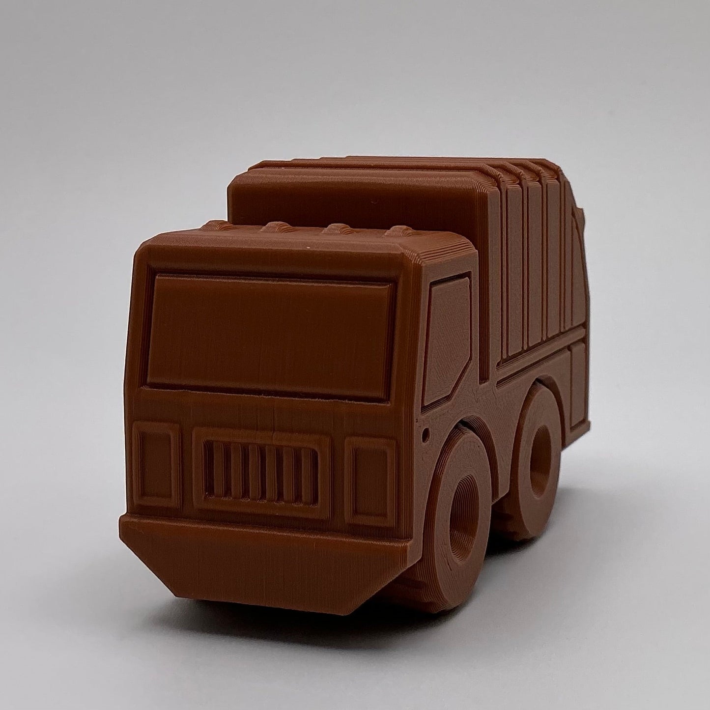 3D Printed Garbage Truck Toy Articulated Recycling Vehicle Durable Kids Toy Truck Eco-Friendly