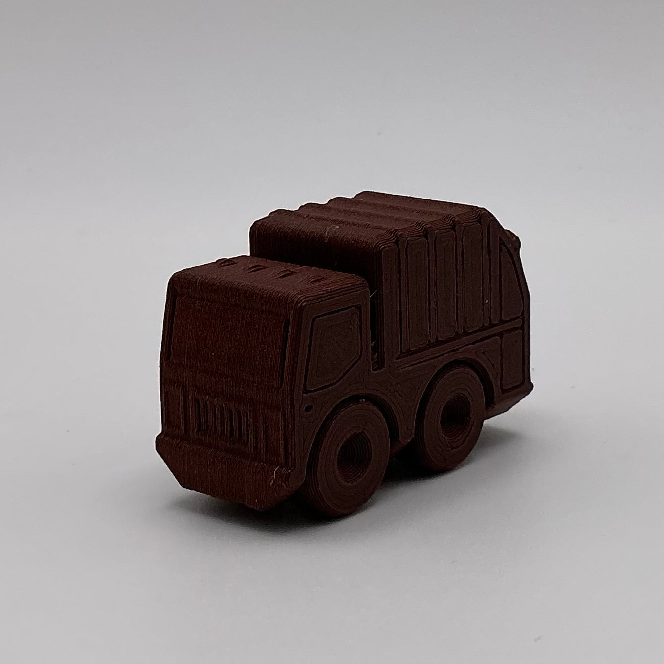 Garbage Truck Mini Transport Vehicle Wood PLA