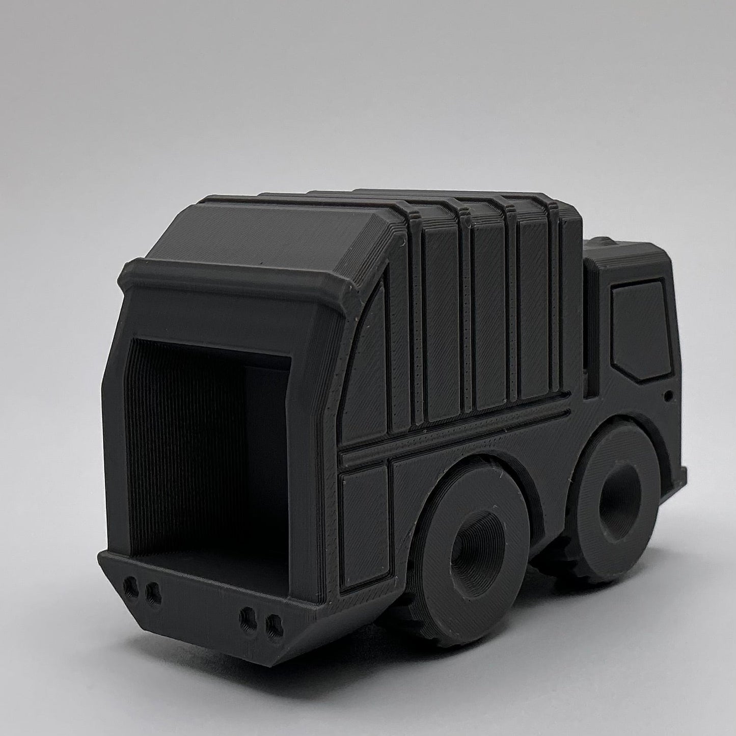 3D Printed Garbage Truck Toy Articulated Recycling Vehicle Durable Kids Toy Truck Eco-Friendly