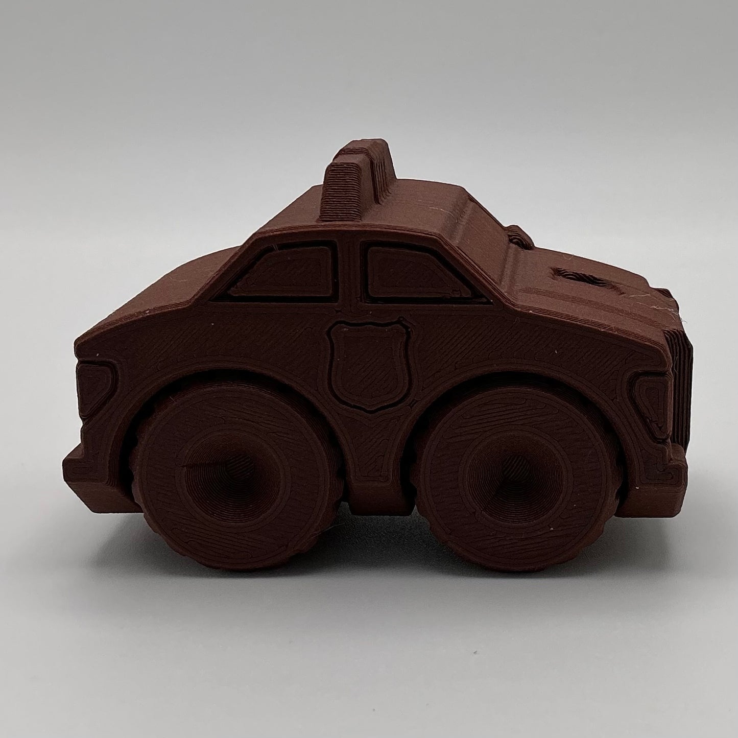 Police Car Transport Vehicle Wood PLA