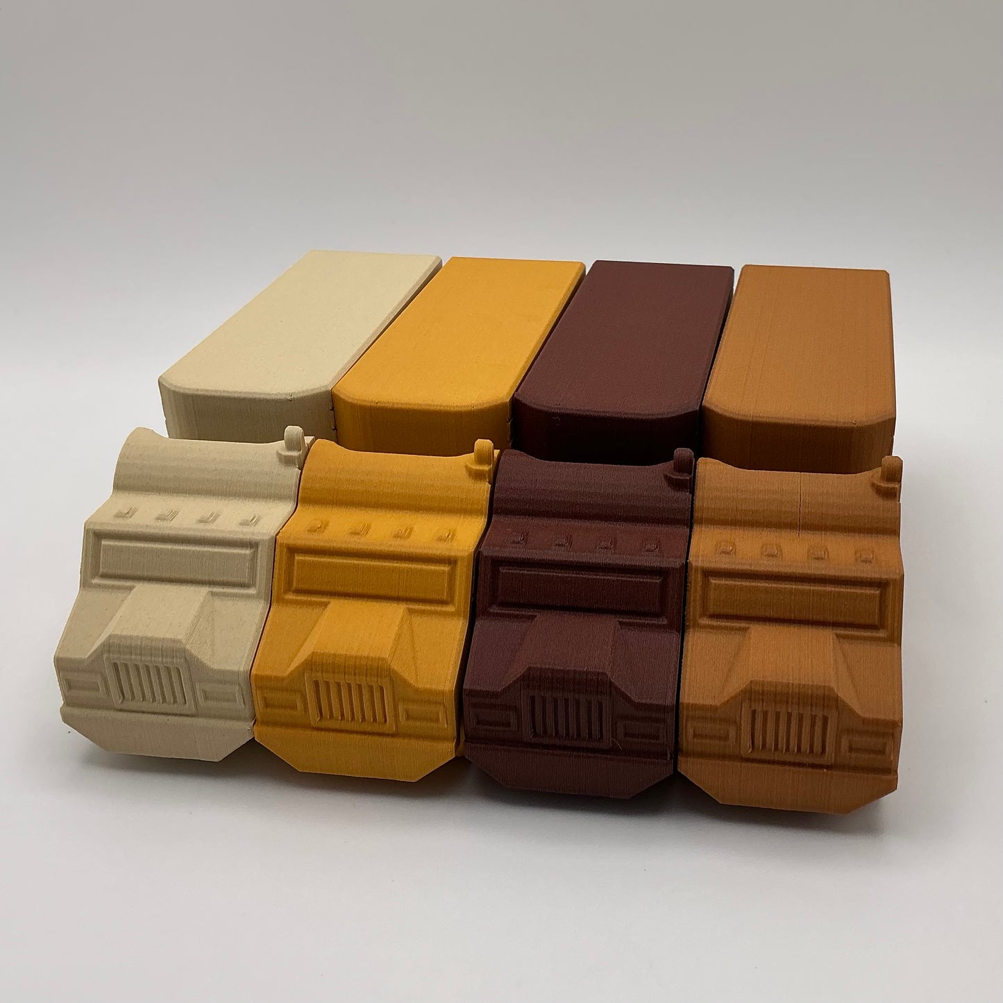 American Semi Truck Transport Vehicle - Wood PLA
