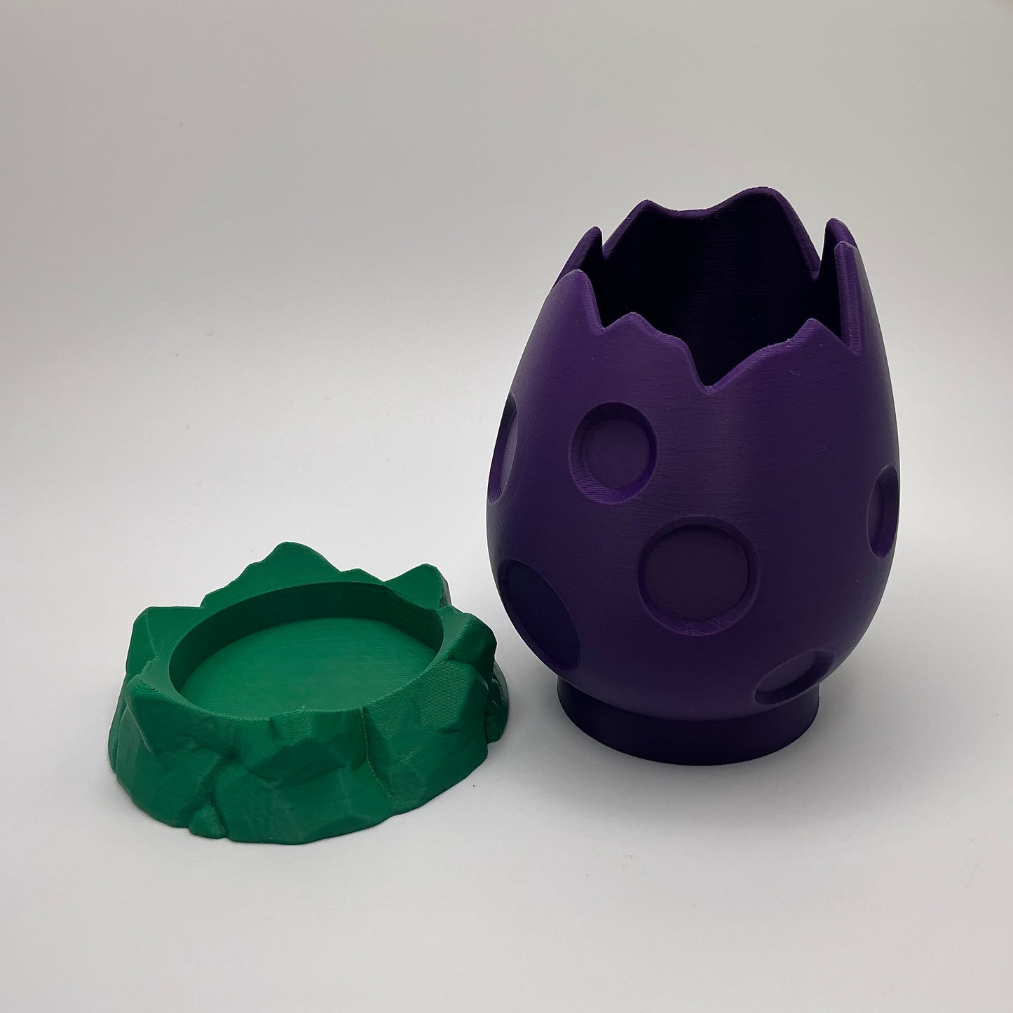 Dinosaur Egg Pencil Holder Cracked Dino Egg Pen Pot Kids Desk Organizer Paintbru - View 10