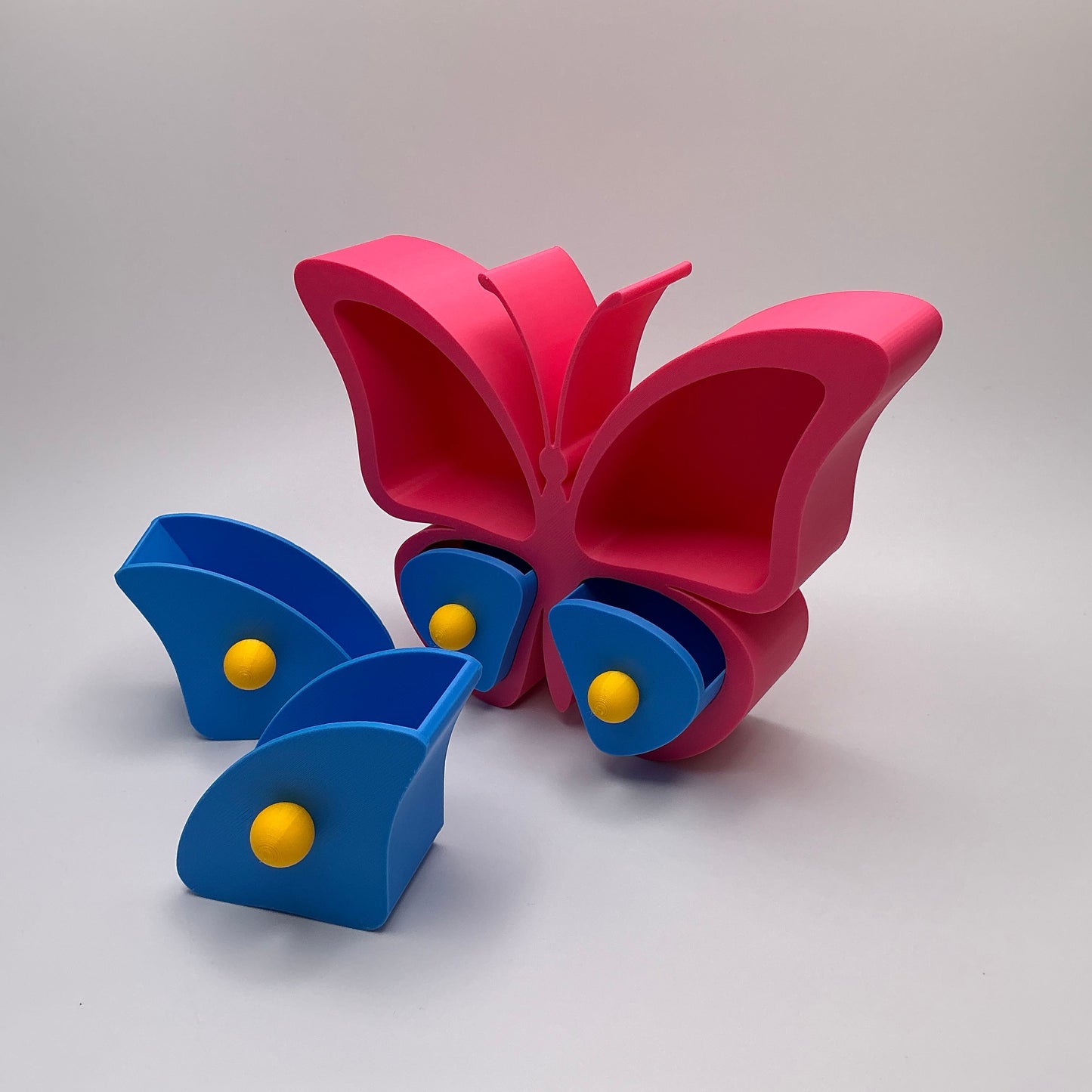 Butterfly Jewellery Box 3D Printed Keepsake Organizer Cute Earring &  Ring Storage Girls Room Décor Jewellery Box Birthday Gift