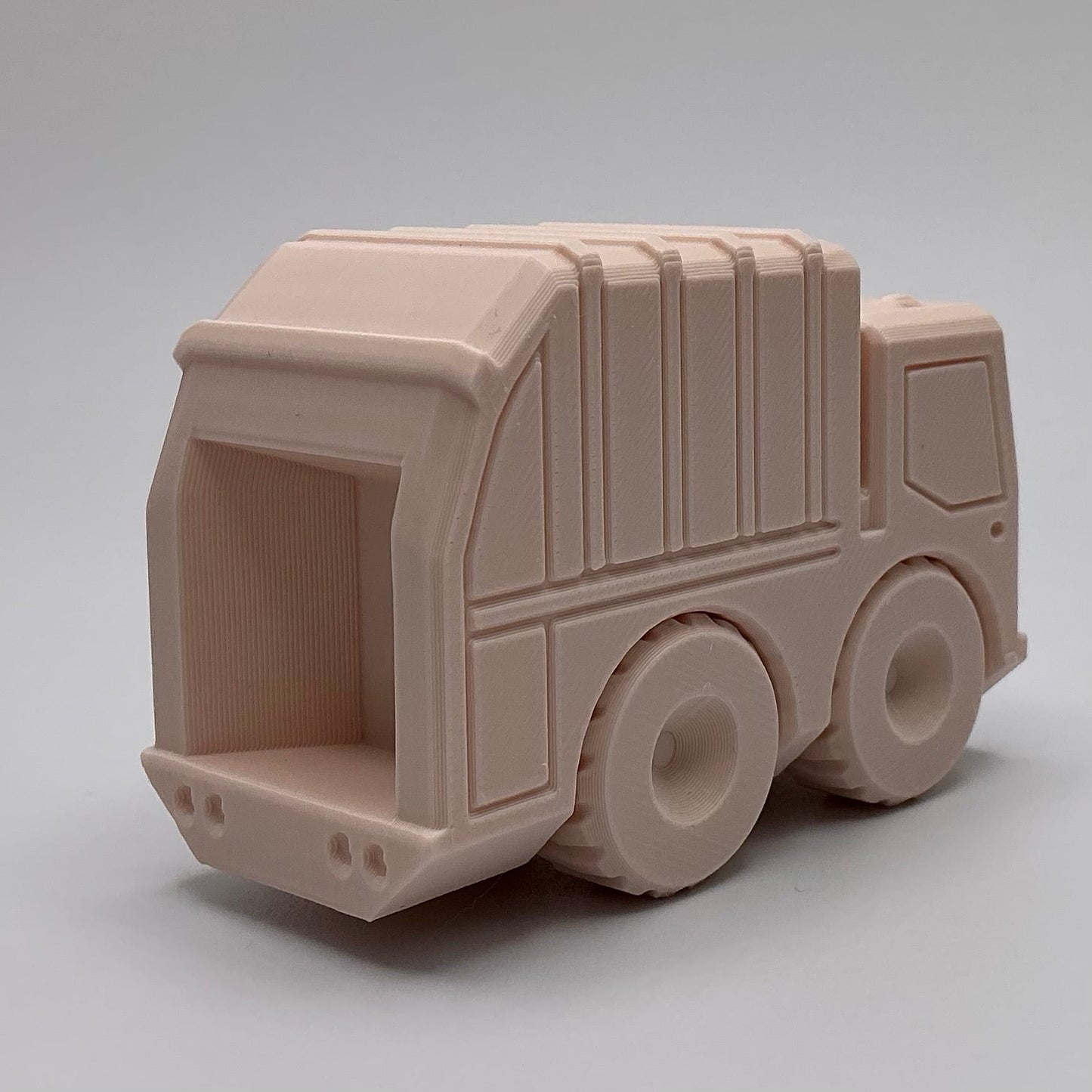 3D Printed Garbage Truck Toy Articulated Recycling Vehicle Durable Kids Toy Truck Eco-Friendly