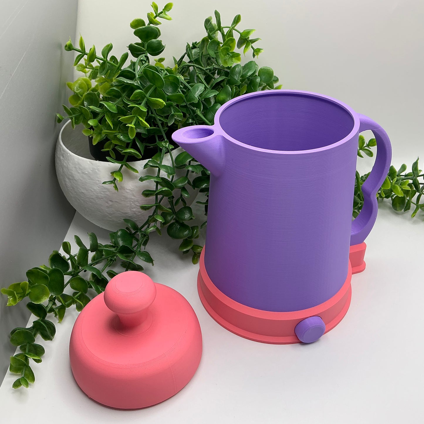 Large Kettle - 3D Printed Kitchen Toy, Eco-Friendly Indoor & Outdoor