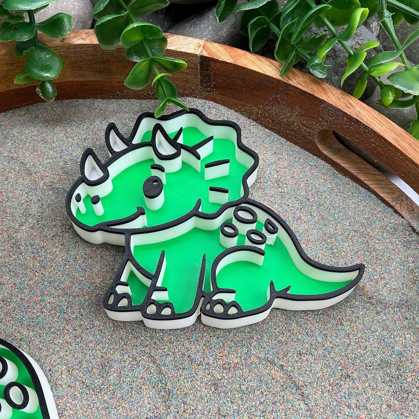 3D-printed dinosaur and dinosaur egg sensory filling tray, 4-piece set for sand and rice tuff trays - view 4 of 13