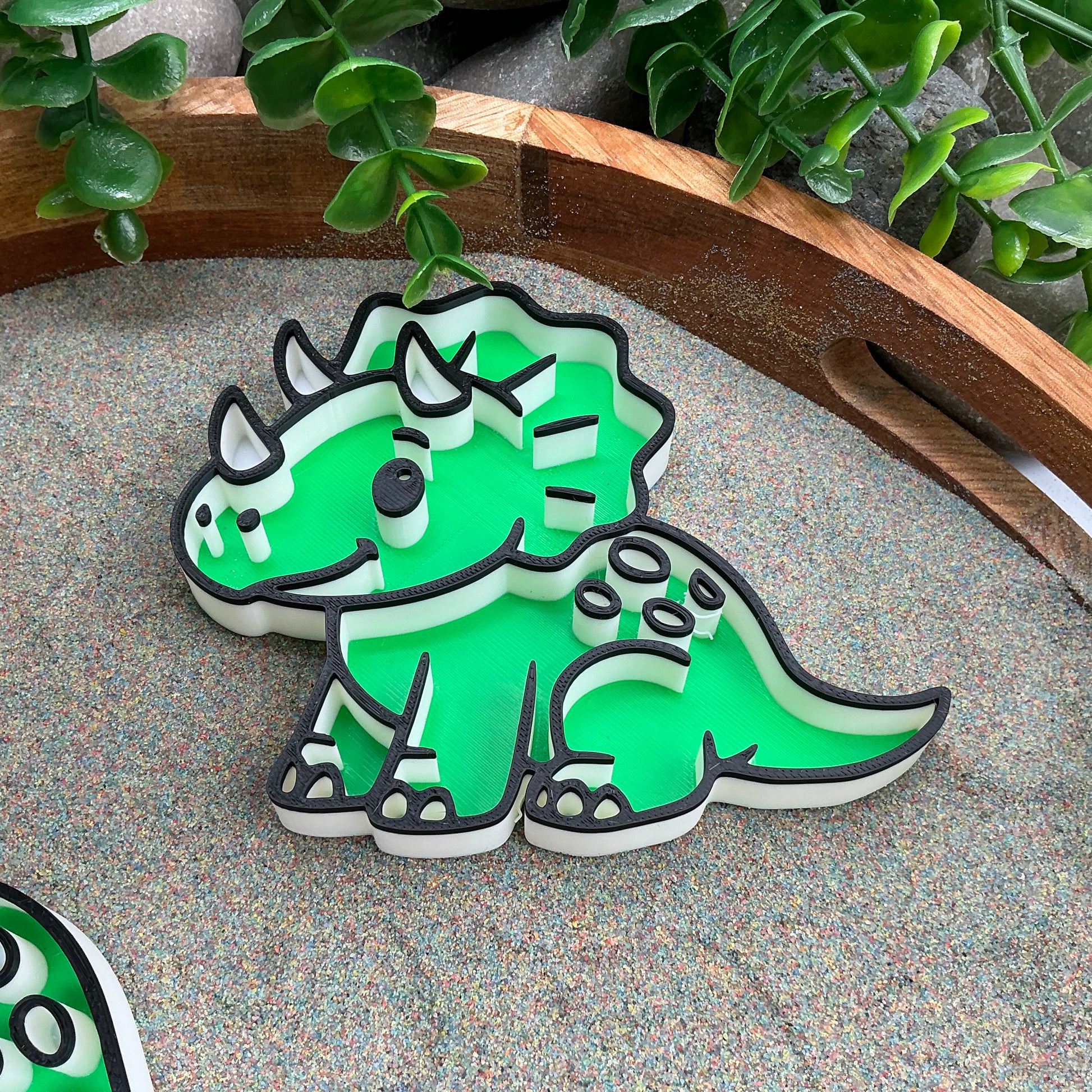 3D-printed dinosaur and dinosaur egg sensory filling tray, 4-piece set for sand and rice tuff trays - view 4 of 13