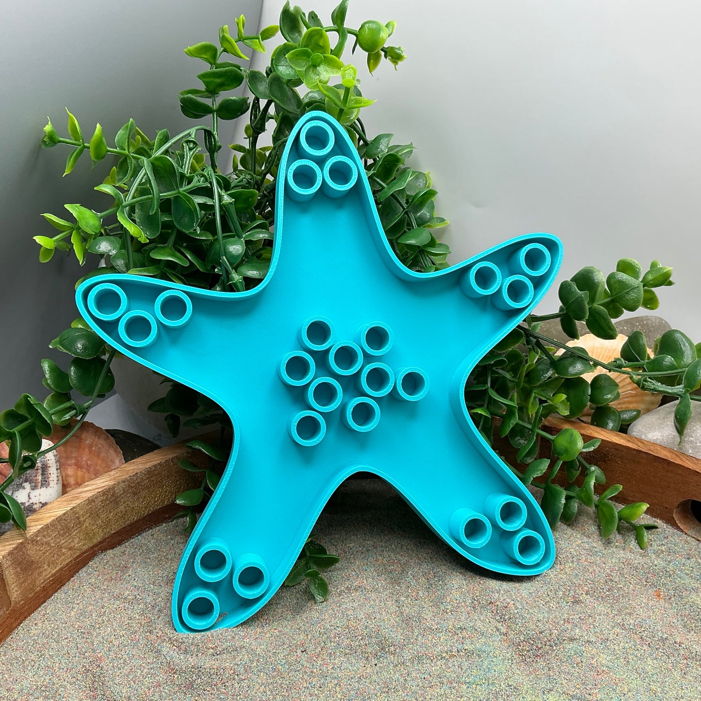 Large Starfish Sensory Filling Tray - Eco-Friendly 3D Printed for Sand, Rice & Oats