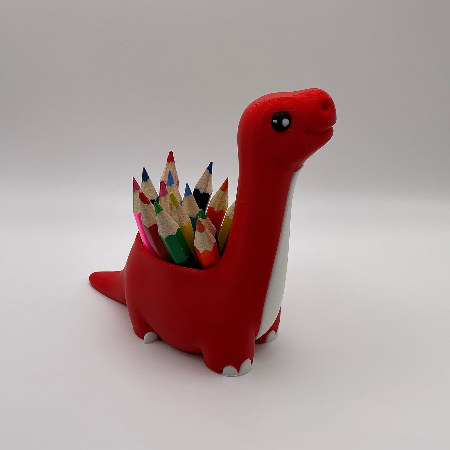 Dinosaur Pencil Holder for Kids 3D Printed T-Rex Desk Organizer Cute Dino Room Décor Back to School for Boys & Girls Pen Pot