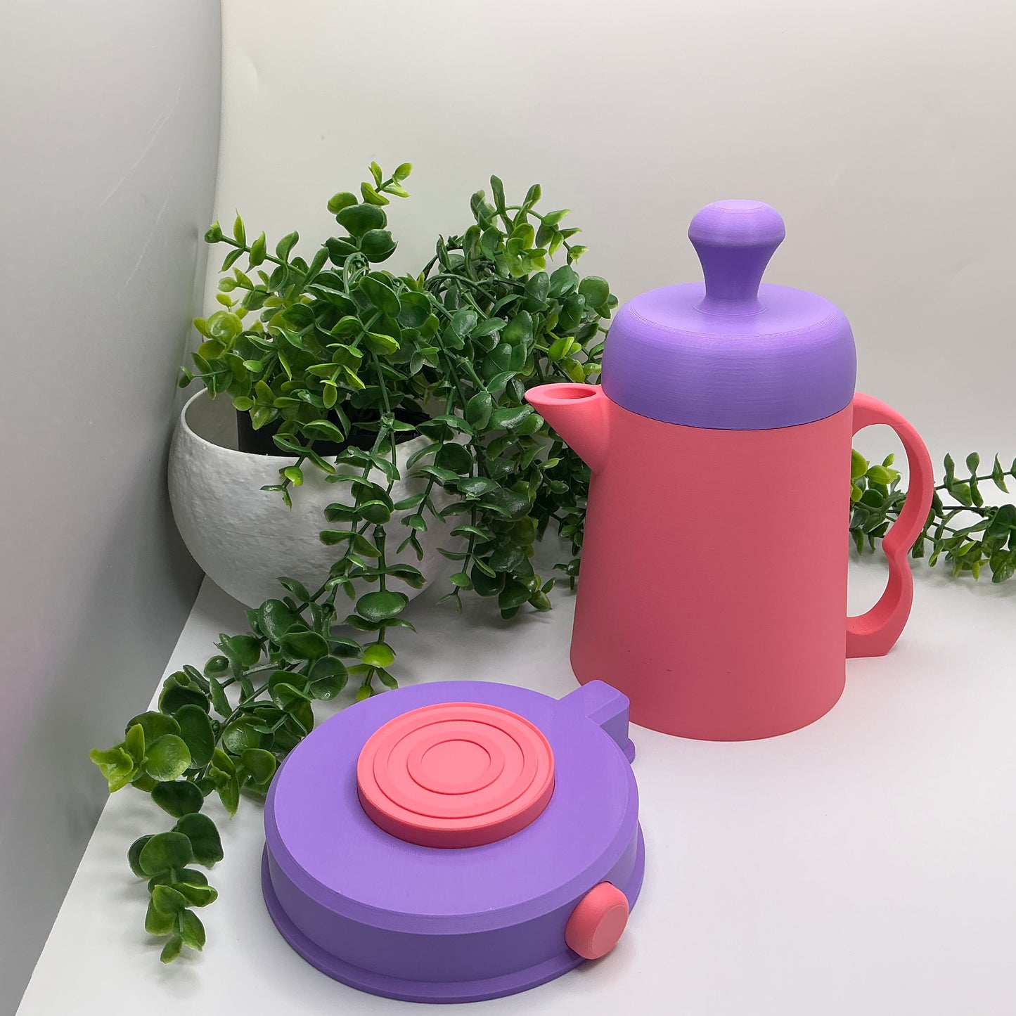 Large Kettle - 3D Printed Kitchen Toy, Eco-Friendly Indoor & Outdoor