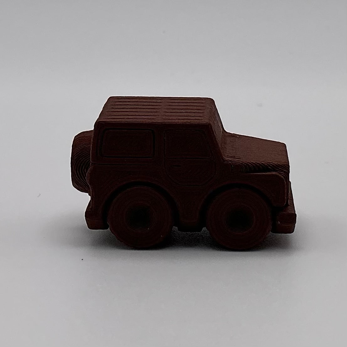 Jeep Hard Top Car Mini Transport Vehicle Wood PLA