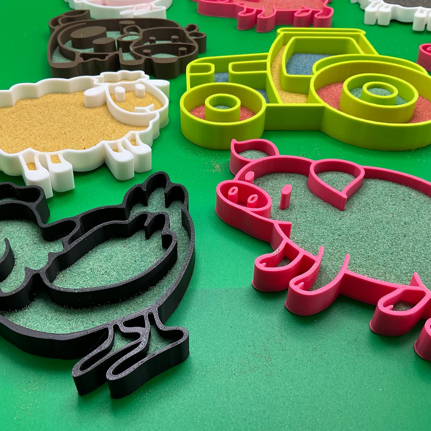 Farm & Animals Sand Sensory Filling Trays
