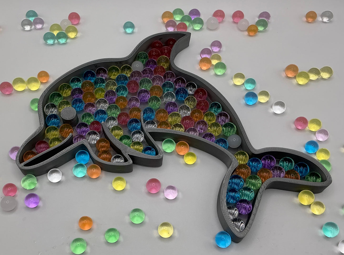 Large Sensory Filling Tray: Dolphin