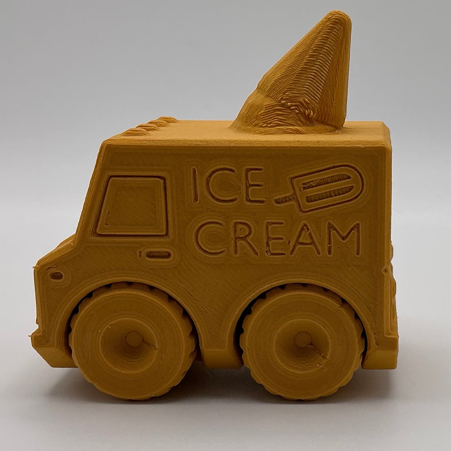 Ice Cream Van Transport Vehicle Wood PLA