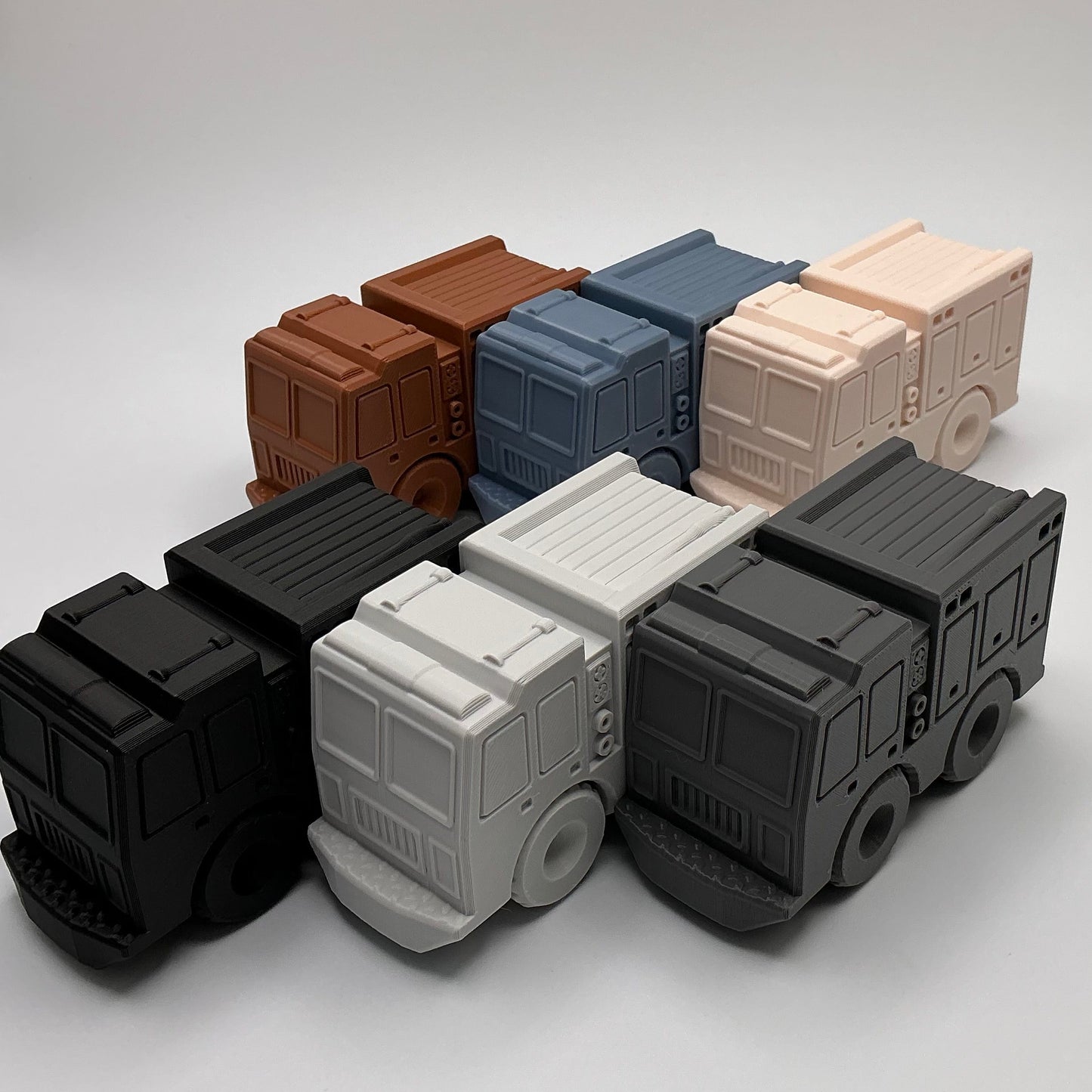 3D Printed Fire Engine Toy Fire Truck Transport Vehicle Emergency Rescue Toy Eco Friendly Durable Firefighter Truck