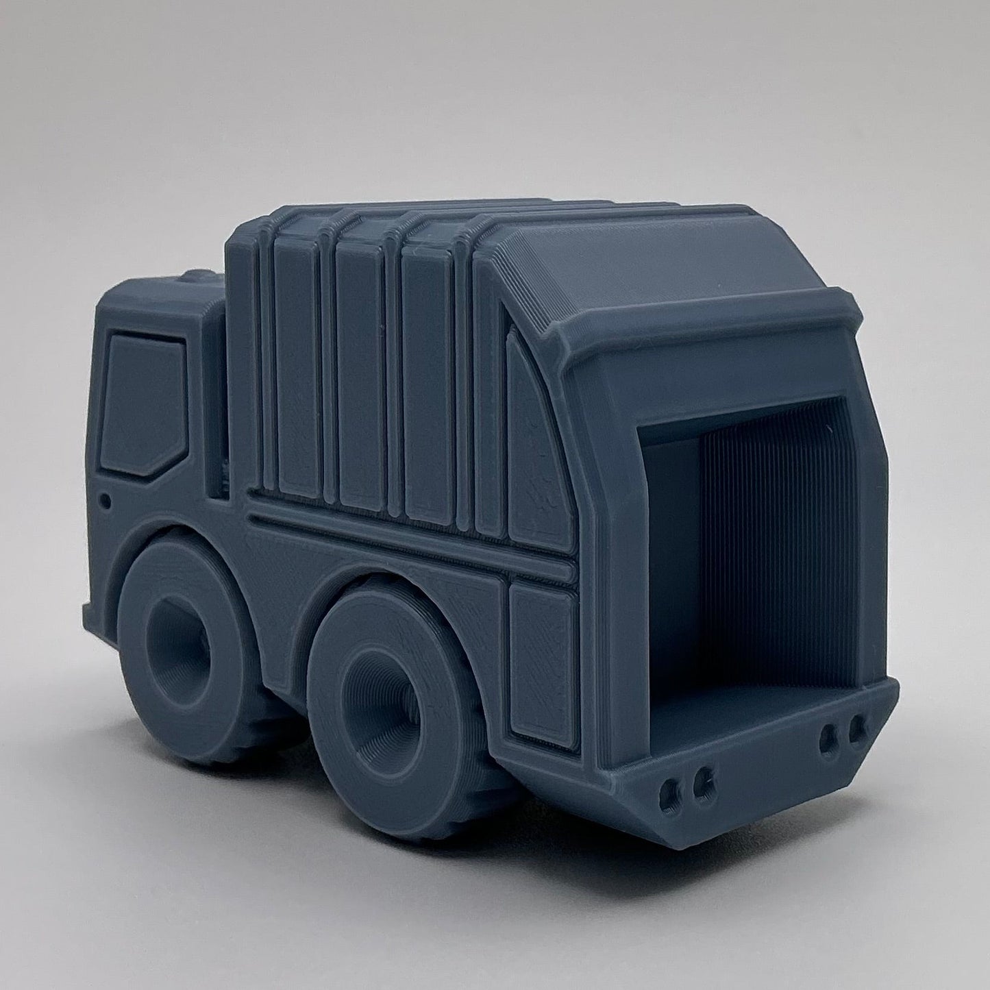 3D Printed Garbage Truck Toy Articulated Recycling Vehicle Durable Kids Toy Truck Eco-Friendly