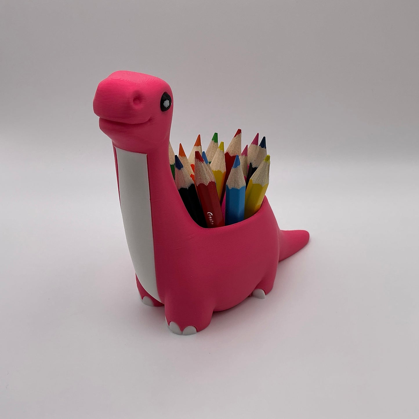 Dinosaur Pencil Holder for Kids 3D Printed T-Rex Desk Organizer Cute Dino Room Décor Back to School for Boys & Girls Pen Pot