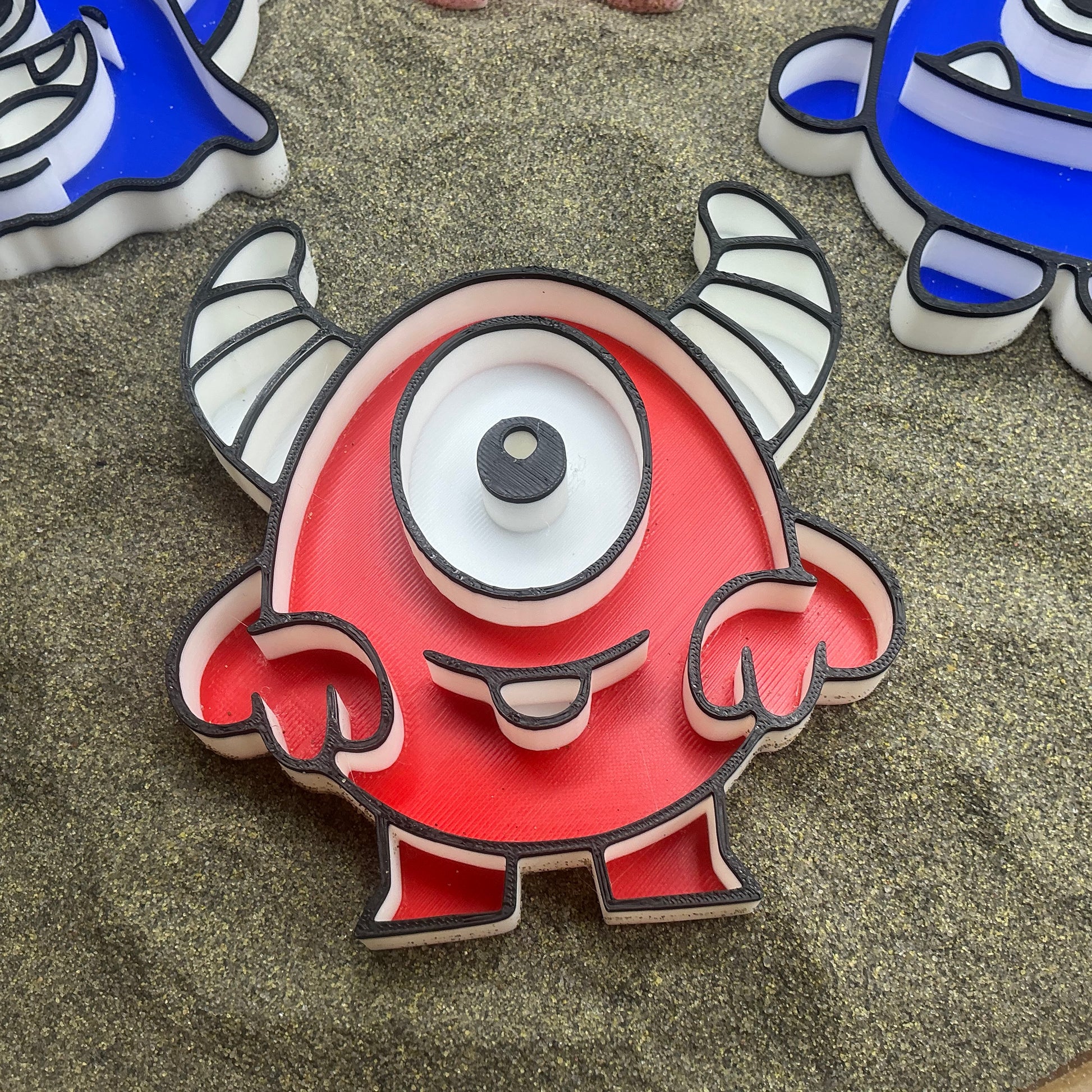 3D-printed alien monster sensory filling tray, 4-piece set for sand and rice tuff trays - view 4 of 13