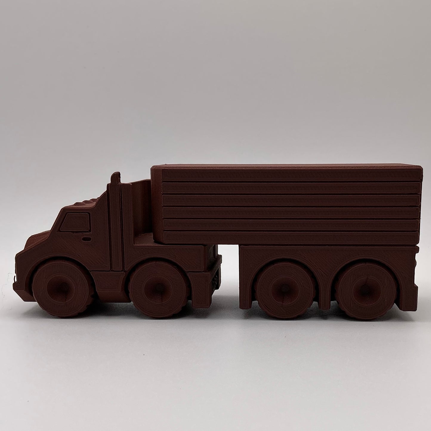 American Semi Truck Transport Vehicle - Wood PLA