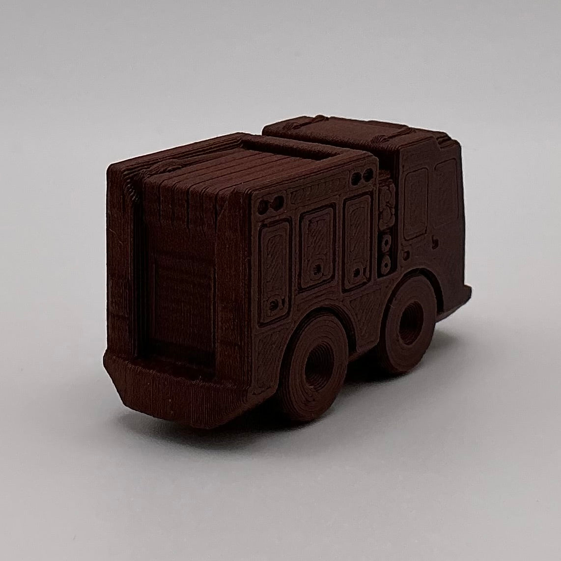 Fire Engine Truck Mini Transport Vehicle Wood PLA