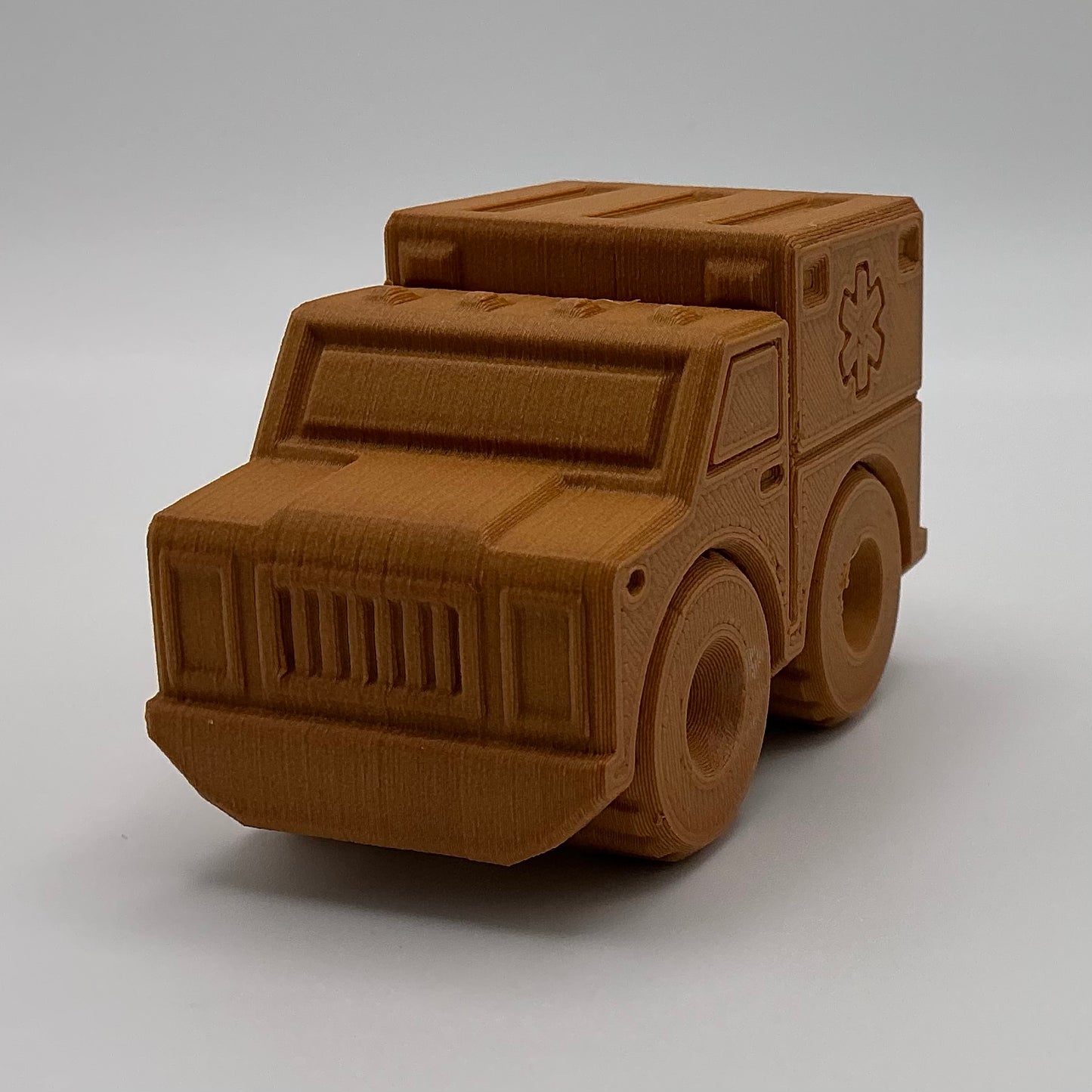 Ambulance Emergency Vehicle Wood PLA