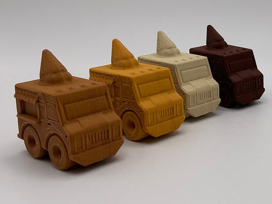 Ice Cream Van Mini Transport Vehicle Wood PLA