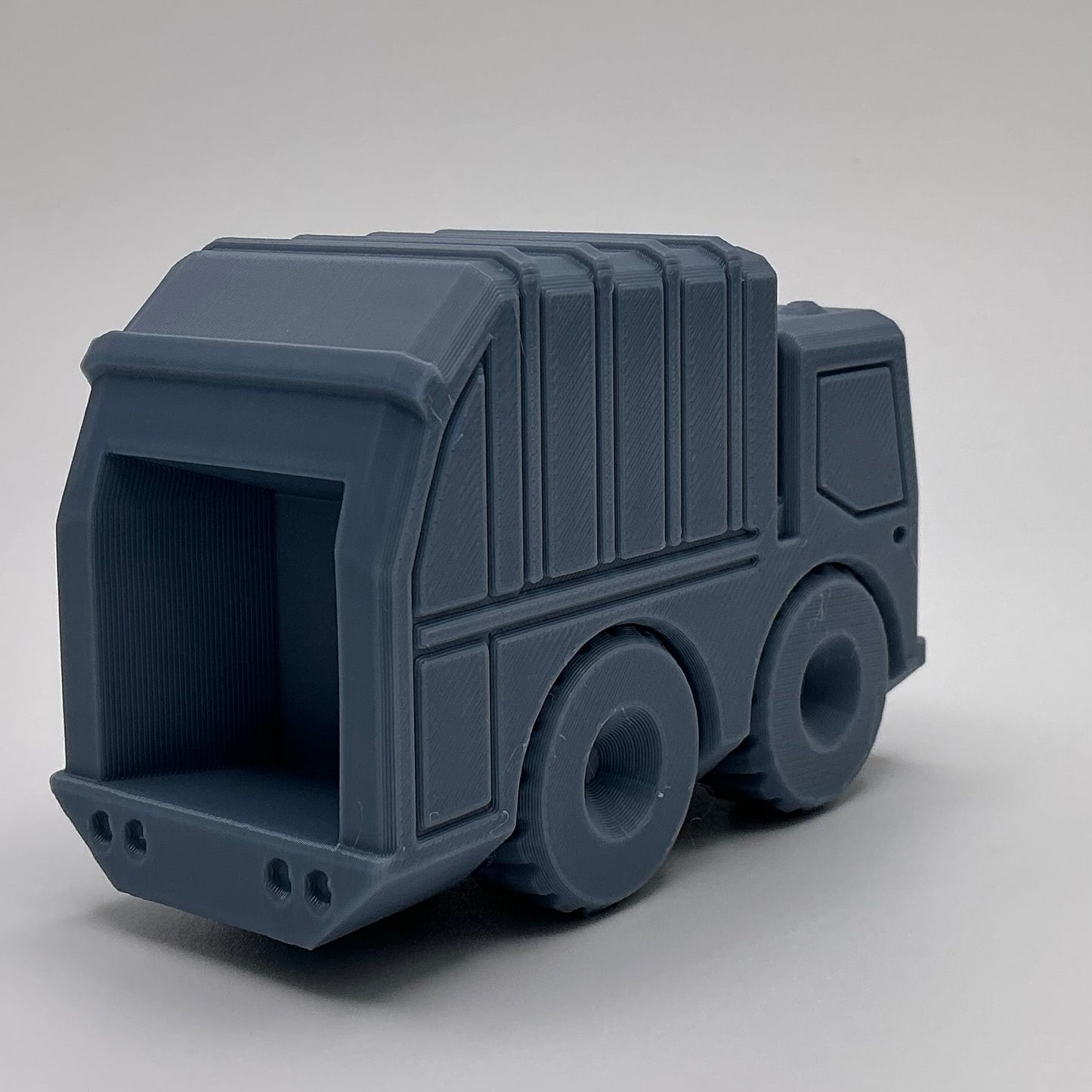 3D Printed Garbage Truck Toy Articulated Recycling Vehicle Durable Kids Toy Truck Eco-Friendly