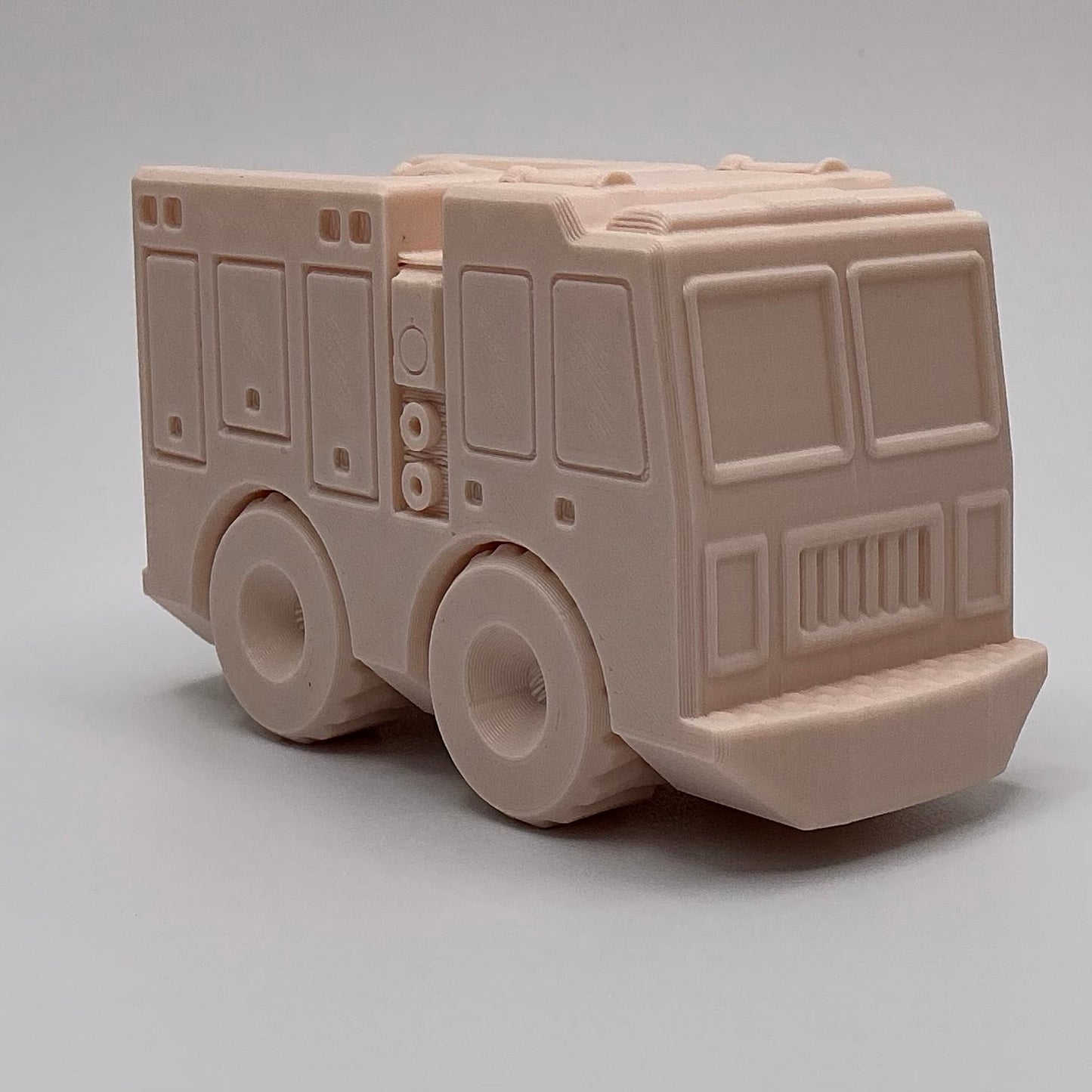 3D Printed Fire Engine Toy Fire Truck Transport Vehicle Emergency Rescue Toy Eco Friendly Durable Firefighter Truck